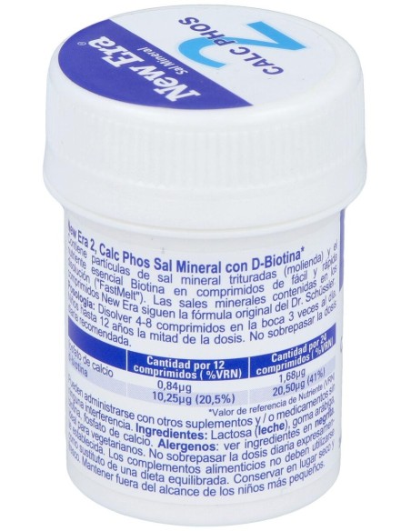 Sal Schussler Nº2 Calcium Phosphoricum 240Comp.