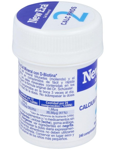 Sal Schussler Nº2 Calcium Phosphoricum 240Comp.