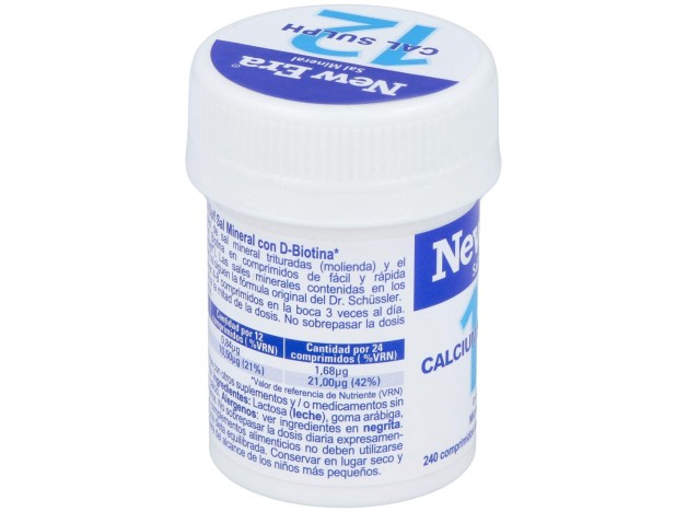 Sal Schussler Nº12 Calcium Sulfuricum 240Comp.