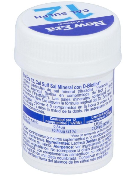 Sal Schussler Nº12 Calcium Sulfuricum 240Comp.