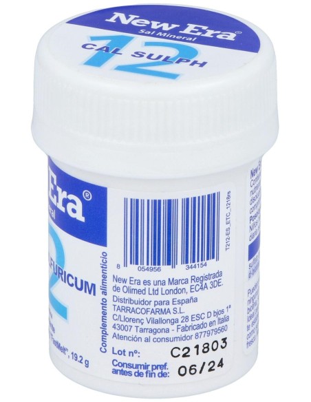 Sal Schussler Nº12 Calcium Sulfuricum 240Comp.