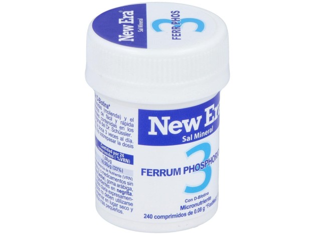New Era Schüssler Nr.3 Ferrum Phosphoricum 240Comp