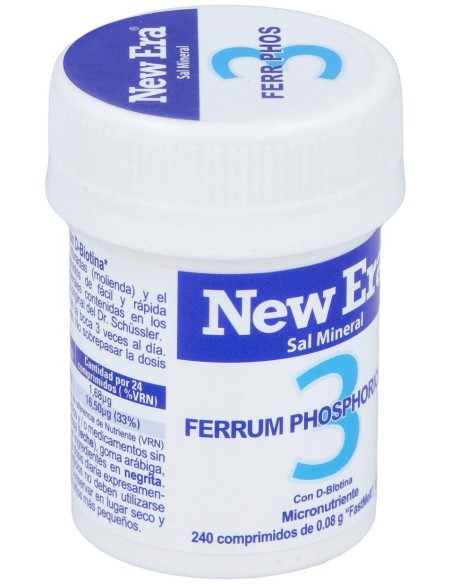 New Era Schüssler Nr.3 Ferrum Phosphoricum 240Comp