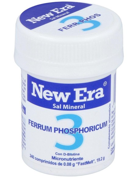 New Era Schüssler Nr.3 Ferrum Phosphoricum 240Comp