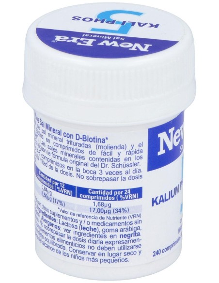 New Era Schüssler Nr.5 Kalium Phosphoricum 240Comp
