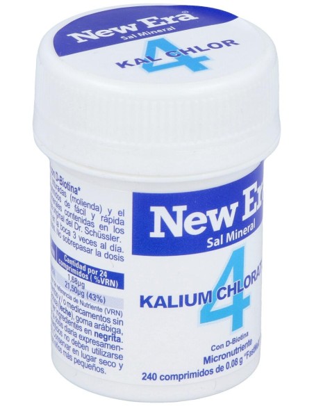 New Era Schüssler Nr.4 Kalium Chloratum 240Comp