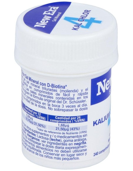 New Era Schüssler Nr.4 Kalium Chloratum 240Comp