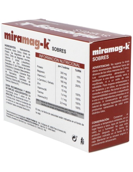Miramag-K Sabor Naranja, 20 Sobres