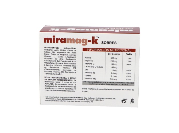 Miramag-K Sabor Naranja, 20 Sobres