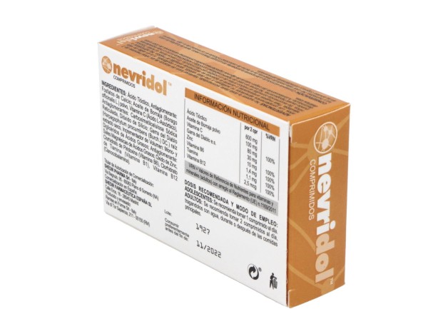 Nevridol, 40 Comprimidos