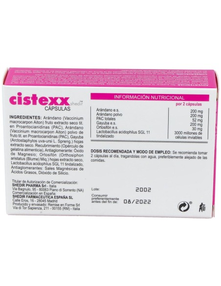 Shedir Cistexx 14Caps