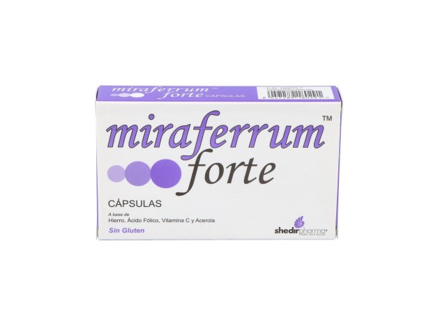 Shedir Miraferrum Forte, 30 Cápsulas