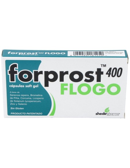 Shedir Forprost 400 Flogo, 15 Cápsulas