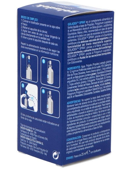 Goladek Spray Garganta, 25 Ml