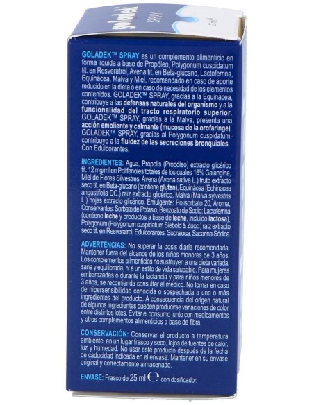 Goladek Spray Garganta, 25 Ml
