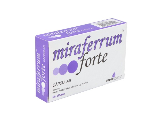 Shedir Miraferrum Forte, 30 Cápsulas