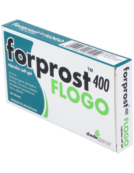 Shedir Forprost 400 Flogo, 15 Cápsulas