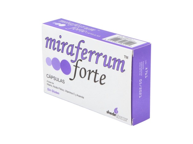 Shedir Miraferrum Forte, 30 Cápsulas