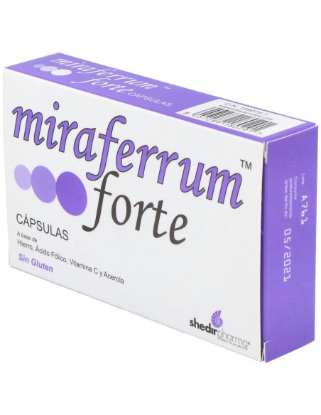 Shedir Miraferrum Forte, 30 Cápsulas