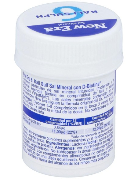 Sal Schussler Nº6 Kalium Sulfuricum 240Comp.