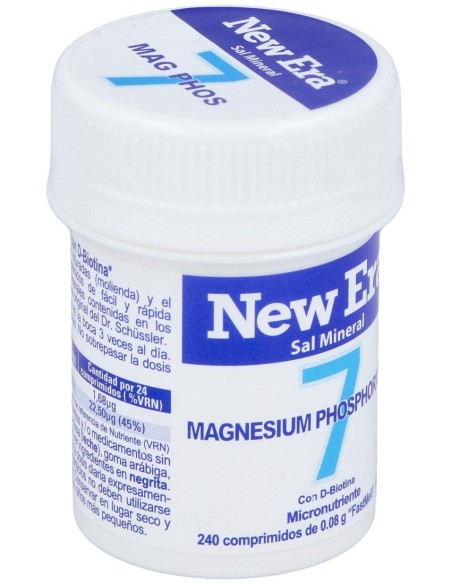 Sal Schussler Nº7 Magnesium Phosphoricum 240Comp.