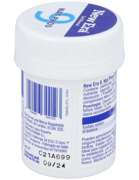 Sal Schussler Nº9 Natrium Phosphoricum 240Comp.