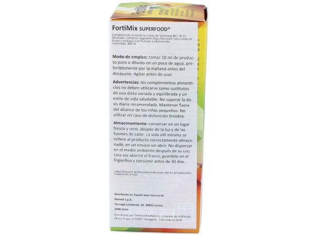 Fortimix Superfood Frutas 300Ml.