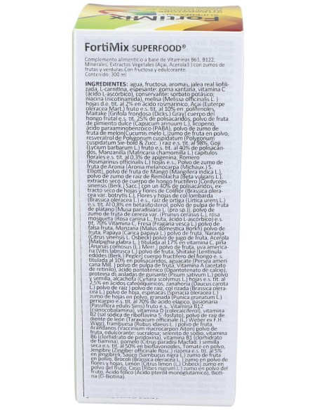 Fortimix Superfood Frutas 300Ml.