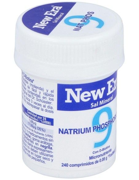 Sal Schussler Nº9 Natrium Phosphoricum 240Comp.
