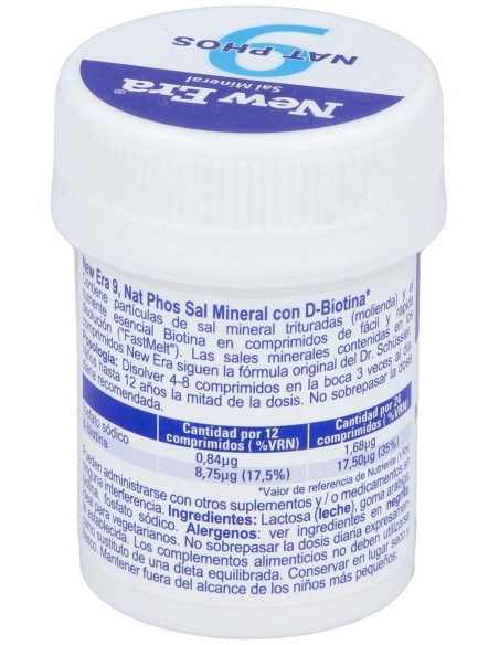 Sal Schussler Nº9 Natrium Phosphoricum 240Comp.