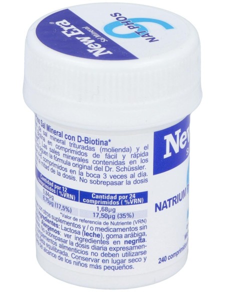 Sal Schussler Nº9 Natrium Phosphoricum 240Comp.