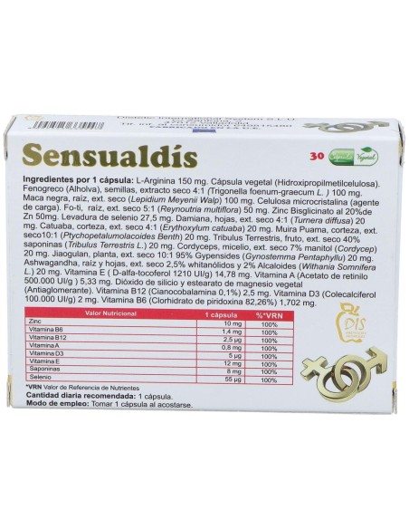 Dis Sensualdis 30Cap Dis