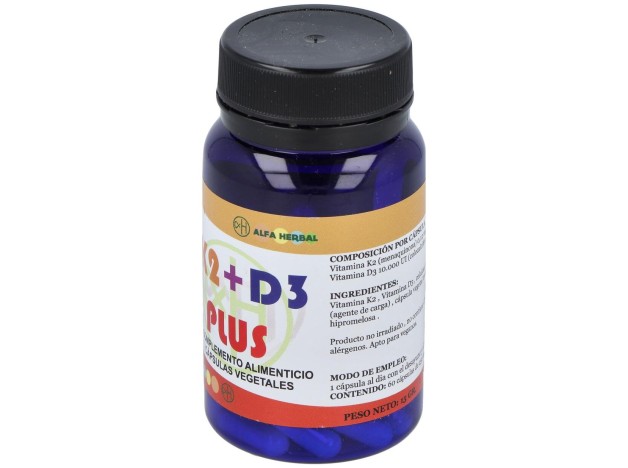 Alfa Herbal K2+D3 Plus 60Caps