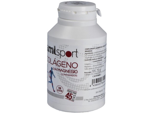 Colageno Con Magnesio 270Comp. Amlsport
