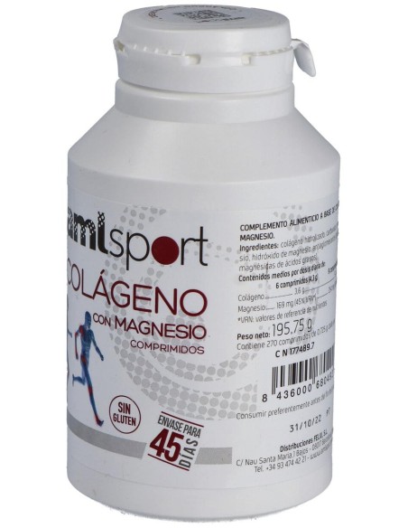 Colageno Con Magnesio 270Comp. Amlsport