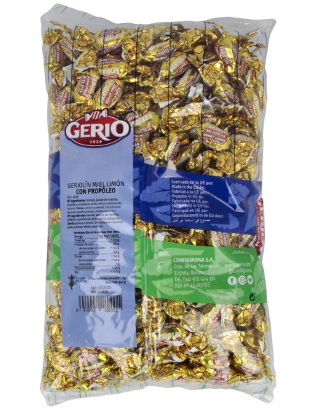 Caramelo De Miel Limon Y Propoleo 1Kg S/A Geriolin