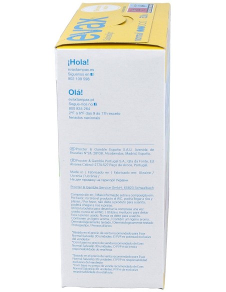 Salvaslip Evax Normal 44+6Ud.