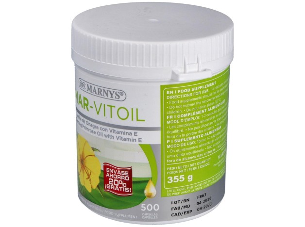 Marnys Mar-Vitoil Aceite De Onagra 500Mg 500Caps