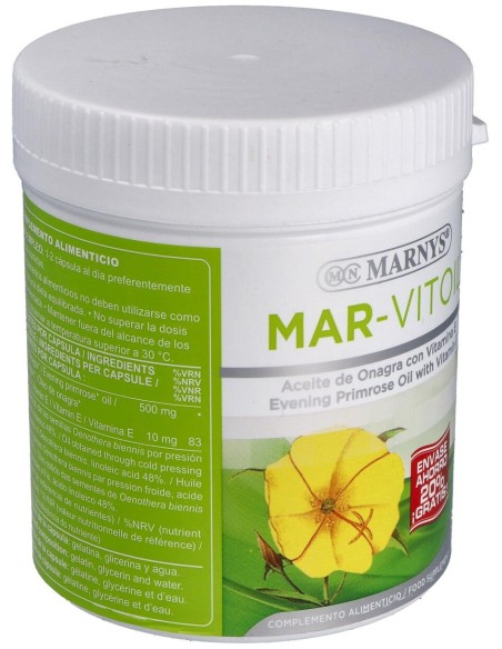 Marnys Mar-Vitoil Aceite De Onagra 500Mg 500Caps