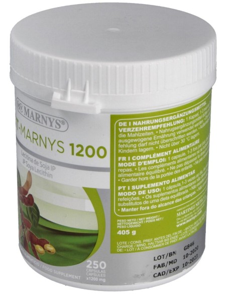 Lecitina De Soja-Lecitmar 1200Mg. 250Perlas