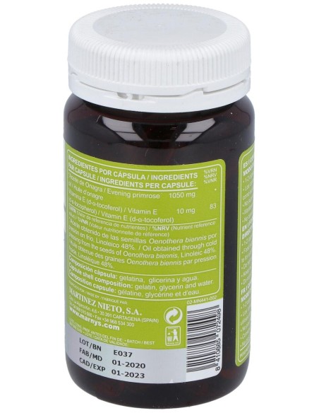 Marnys Mar-Vitoil Plus Aceite Onagra 1050Mg 60Caps