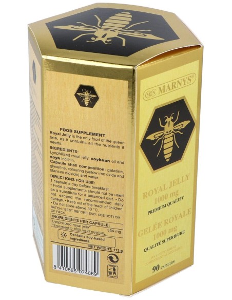 Marnys Jalea Real 1000Mg Con Lecitina 90Caps