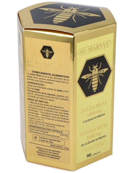 Marnys Jalea Real 1000Mg Con Lecitina 90Caps