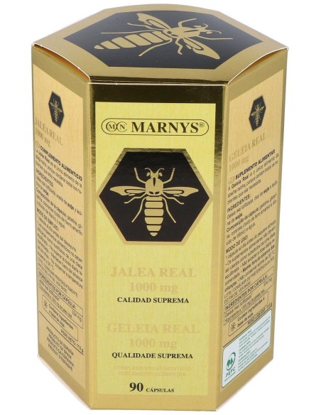 Marnys Jalea Real 1000Mg Con Lecitina 90Caps
