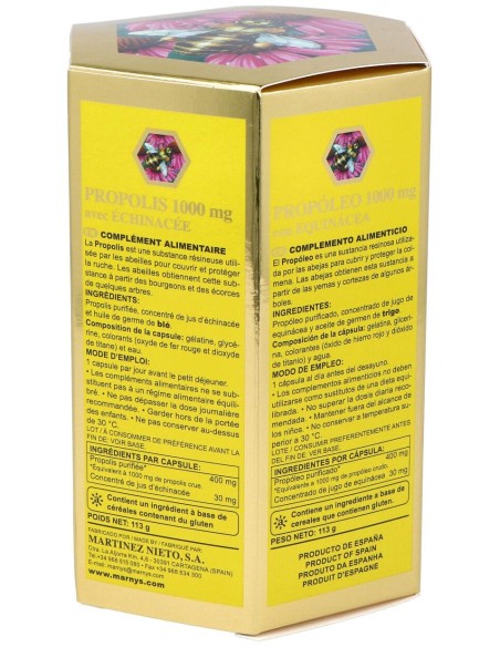 Marnys Propóleo 1000Mg Con Equinácea 90Caps