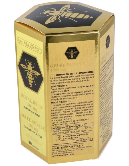 Marnys Jalea Real 1000Mg Con Lecitina 90Caps