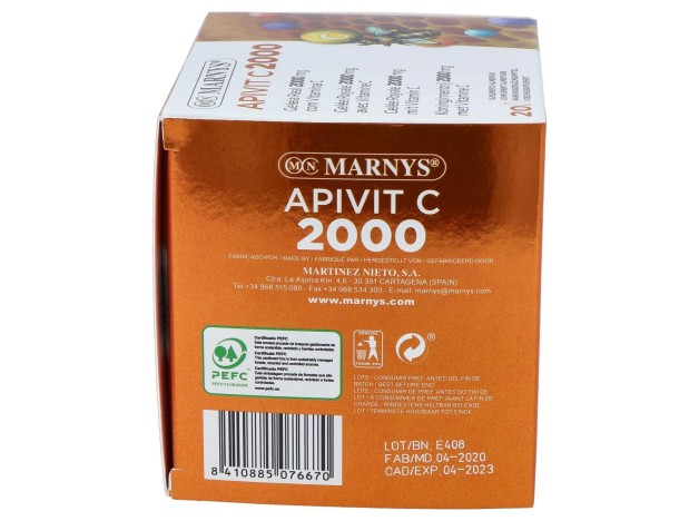 Marnys® Apivit C Plus 2000Mg 20 Ampollas