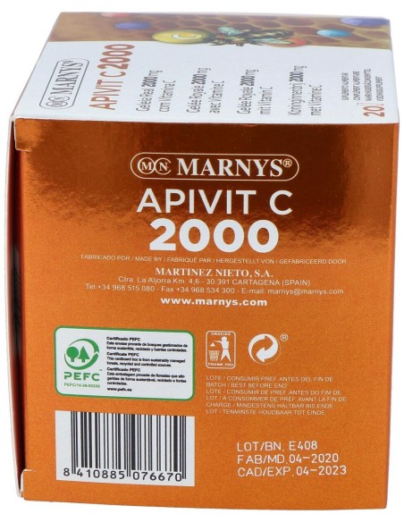 Marnys® Apivit C Plus 2000Mg 20 Ampollas
