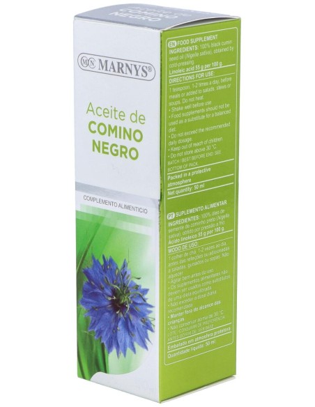Marnys Aceite Puro Comino Negro 50Ml