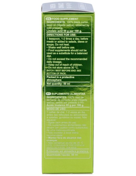 Marnys Aceite Puro Comino Negro 50Ml